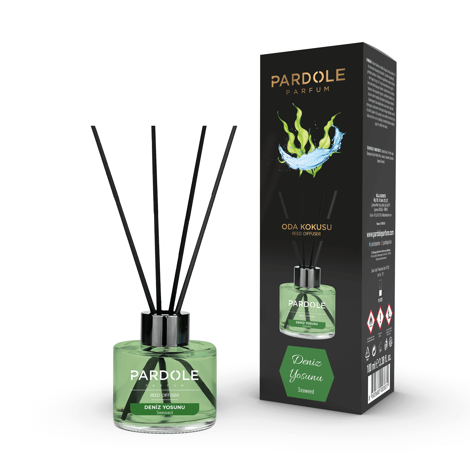 Geurstokjes Seaweed 100ML - Pardole Parfum