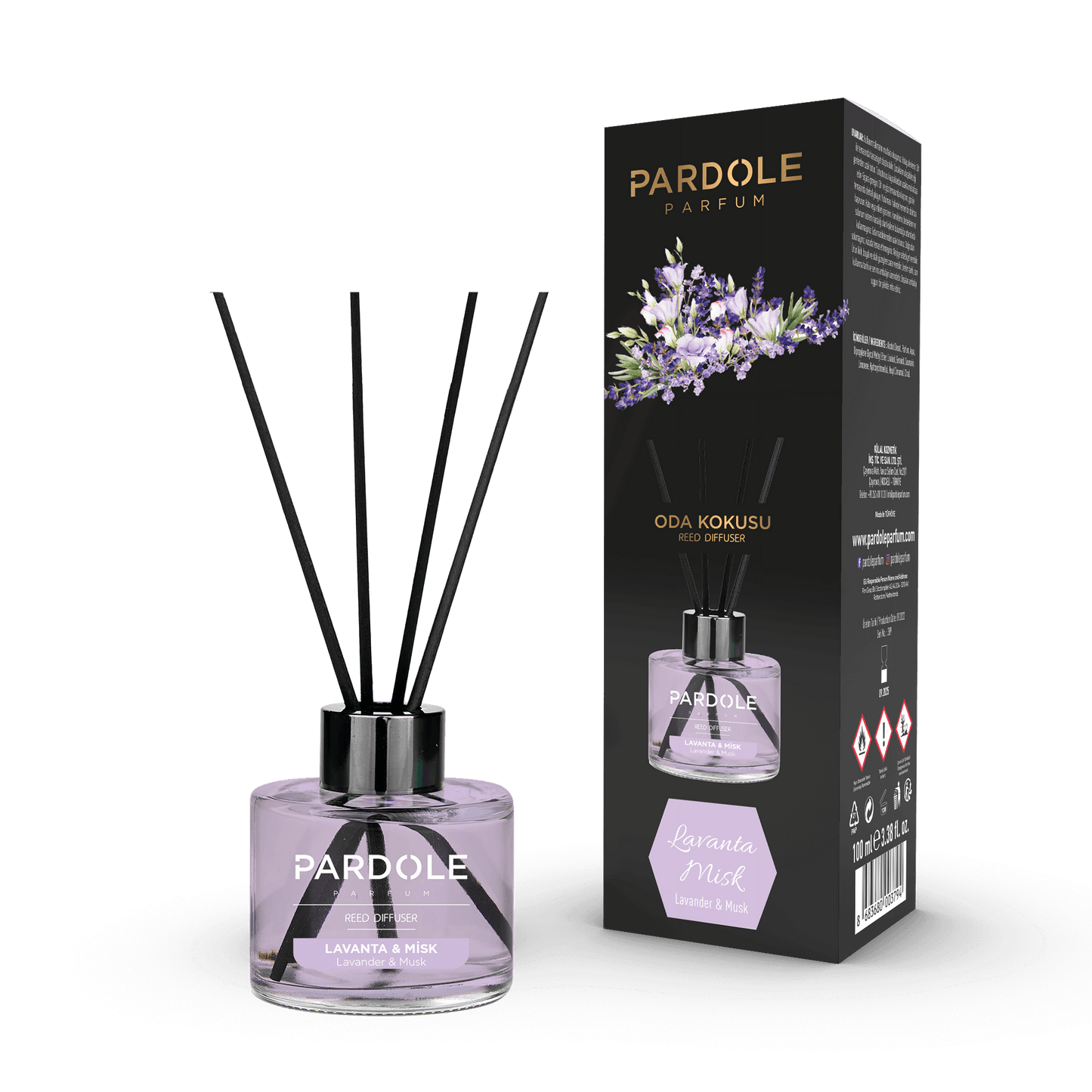 Geurstokjes Lavender&Musk 100ML