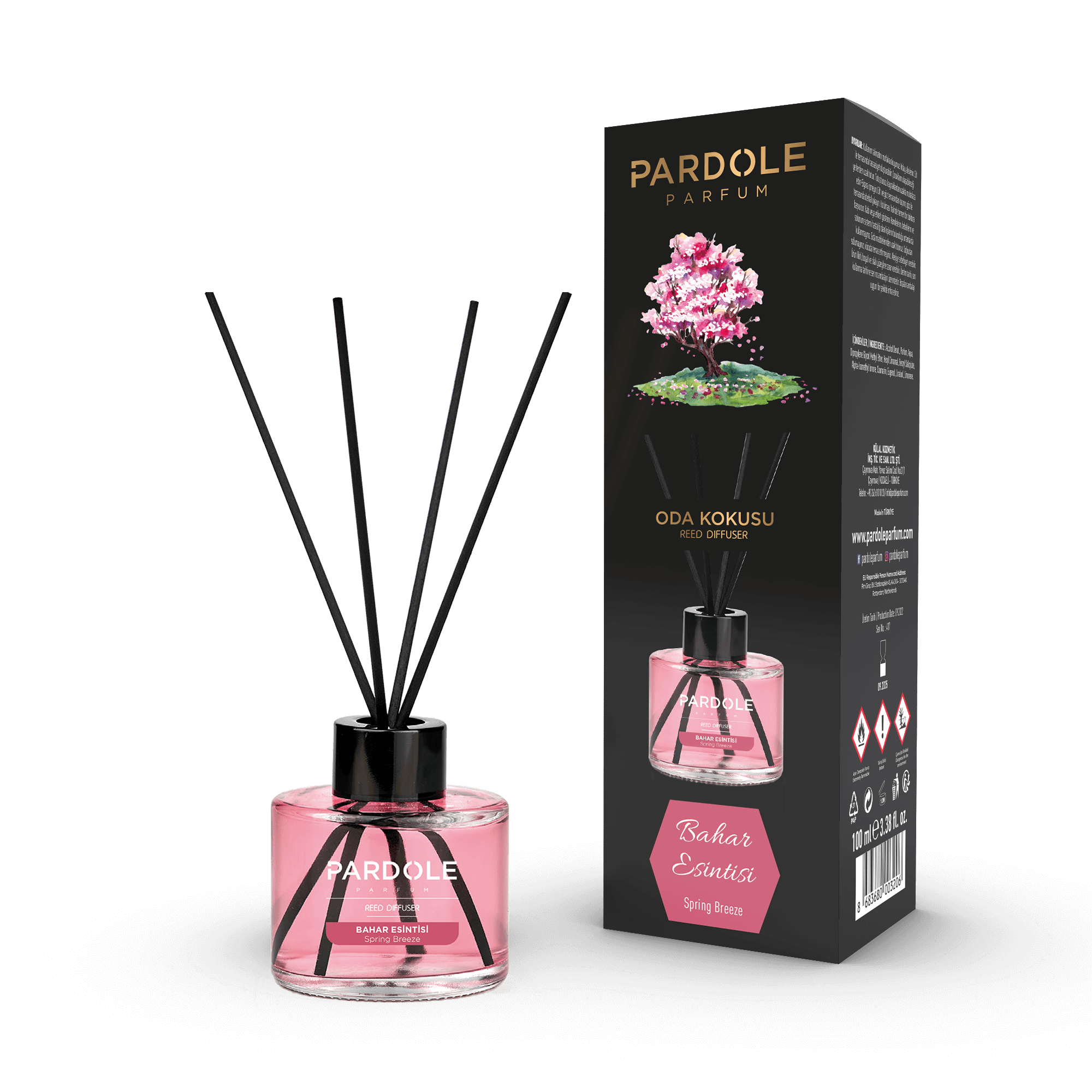 Geurstokjes Spring Breeze 100ML - Pardole Parfum