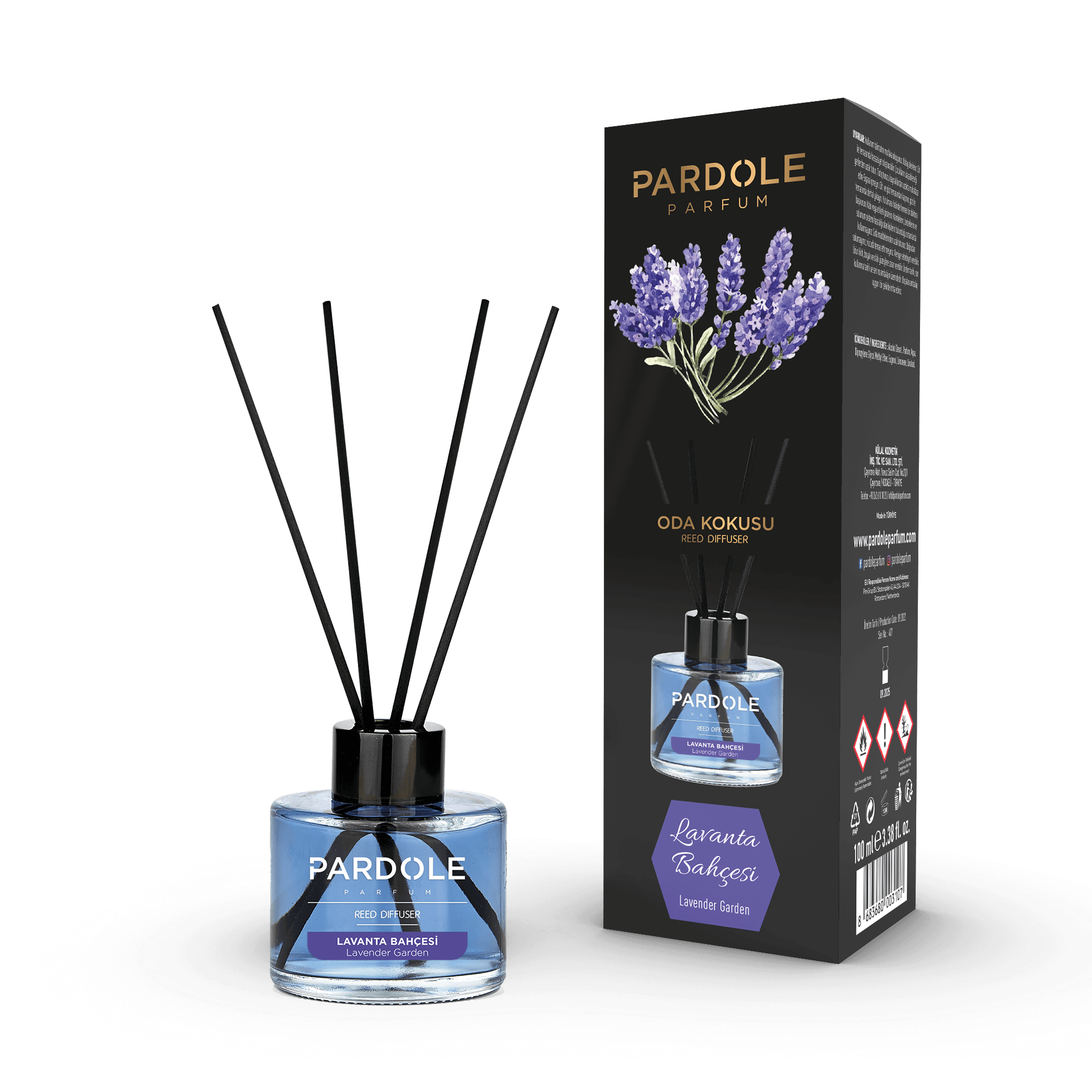 Geurstokjes Lavender Garden 100ML - Pardole Parfum